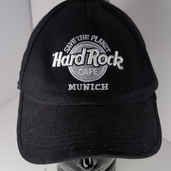 Vintage 90's Hard Rock Cafe "Munich" Adj Hat NWT! NOS Spellout Embroidery - Picture 1 of 12
